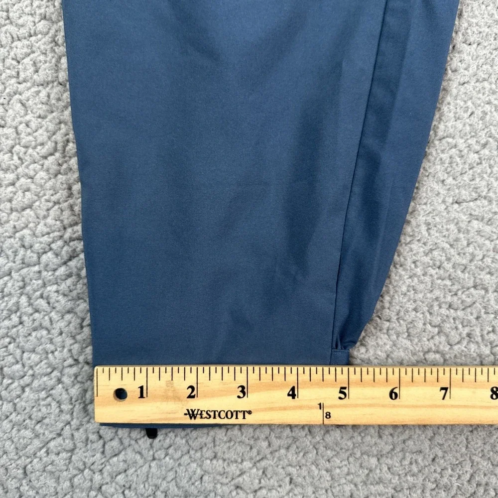 Primo Golf Pants Men 40 Short Blue Jogger Performance Tapered Stretch Ankle Zip